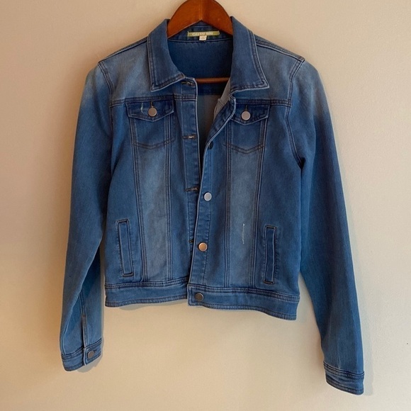 Giani Bini  Woman’s Jean Jacket Large - Picture 1 of 5